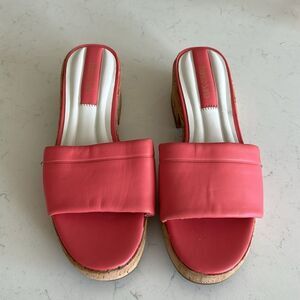 Franco Sarto Women's Pony Slide Sandal, Pink, Size 8, NWOT